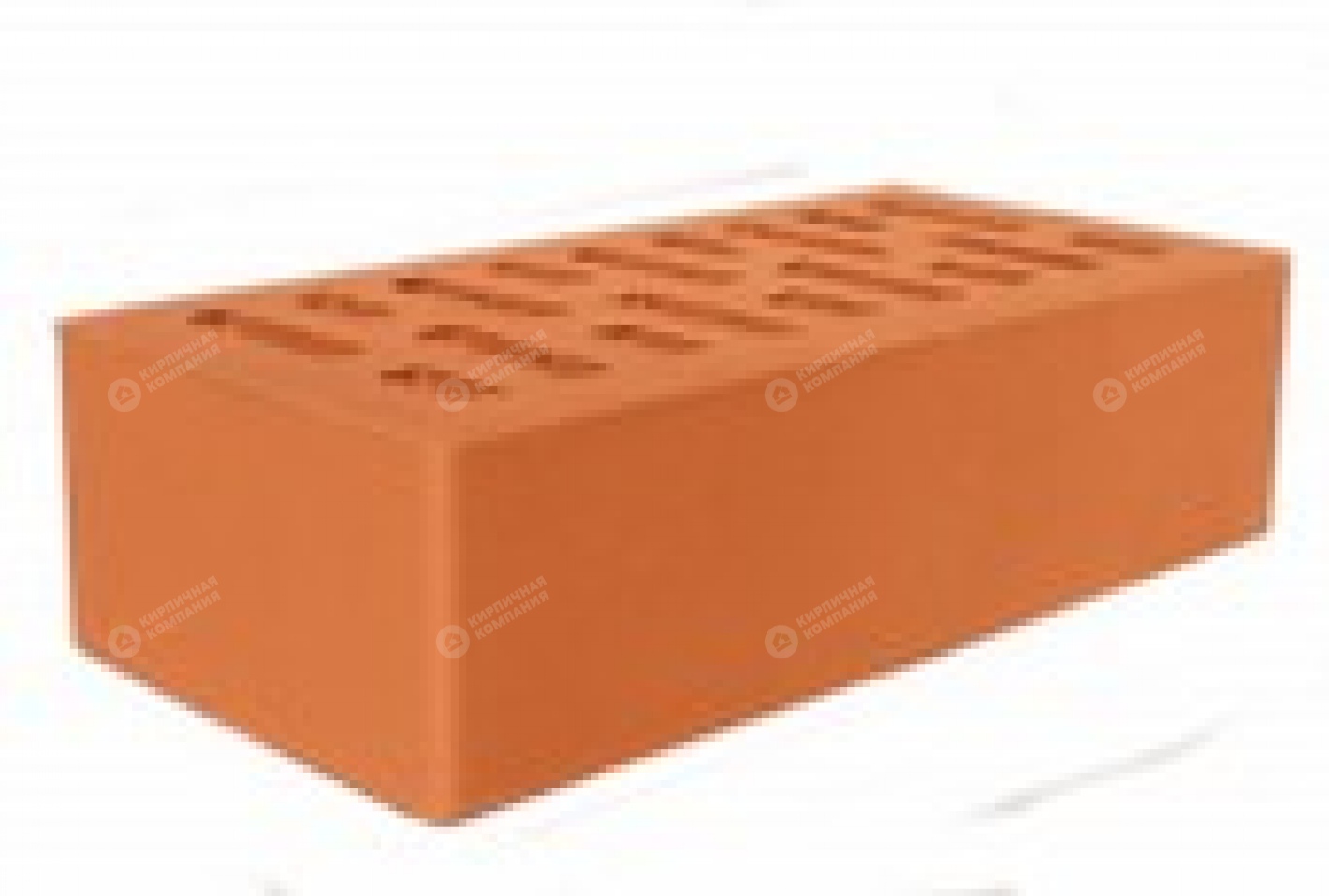 СВЕТЛО-КРАСНЫЙ ГЛАДКИЙ 1НФ пустотелый