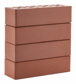 ТЕМНО-КРАСНЫЙ ЭДИНБУРГ ГЛАДКИЙ 0,7НФ пустотелый