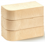 САНТОРИНИ БЕЛЫЙ ГЛАДКИЙ R60 1НФ полнотелый